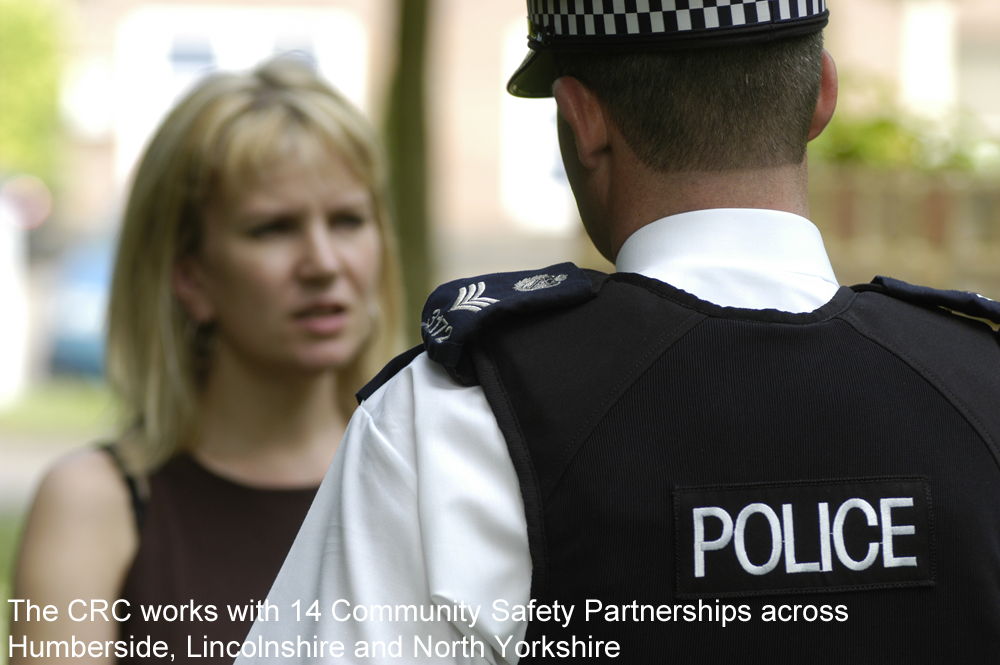 The CRC is involved in a number of partnerships, including work with fourteen Community Safety Partnerships (CSPs), and some Local Strategic Partnerships (LSPs).